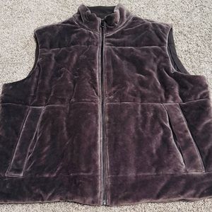 Banana Republic Brown Velvet Men’s Vest, Size XL.